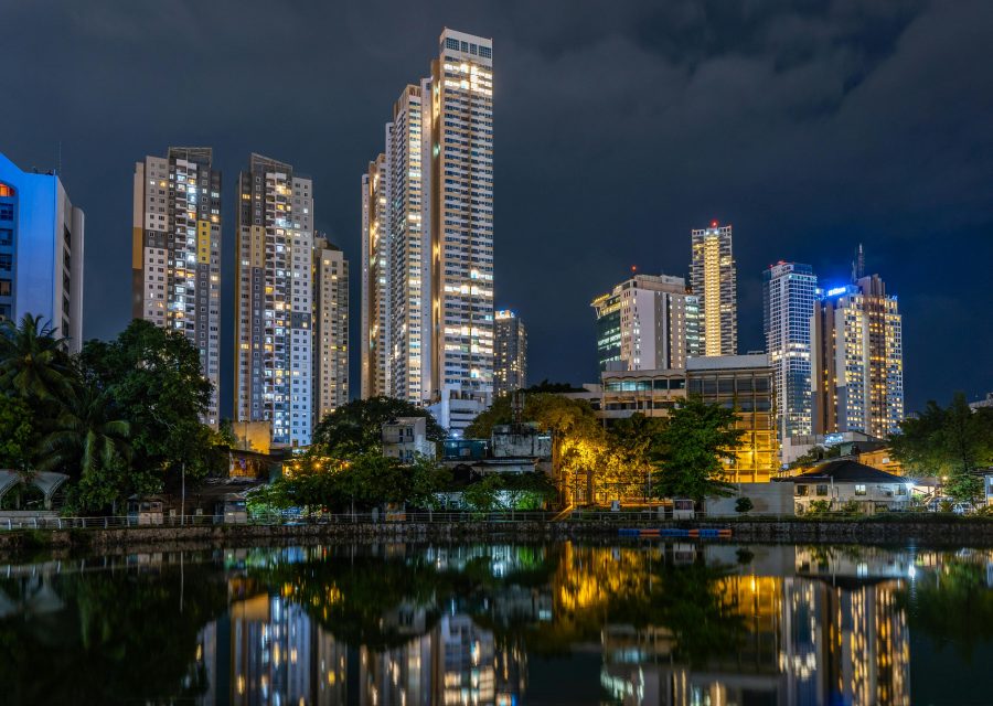 Colombo Skyline at Night